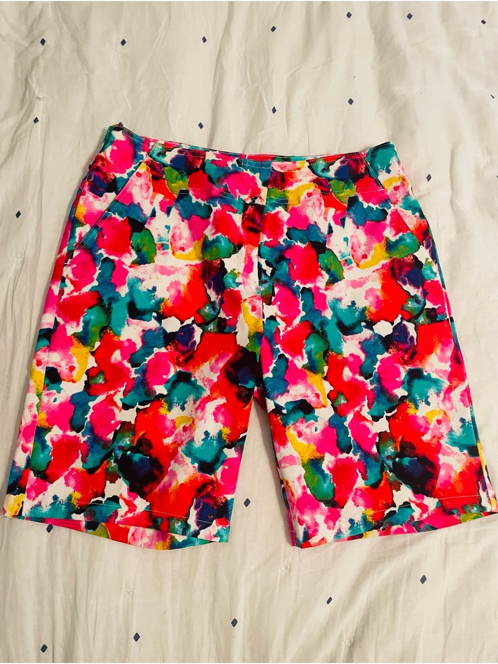 Izod Golf Multicolor Floral Print Shorts